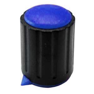 Black Knob with 15x18 Chuck Ø6 Blue MA/1101B