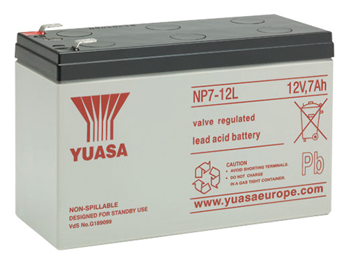 Rechargeable 12V 7Ah Lead-Acid Battery YUASA