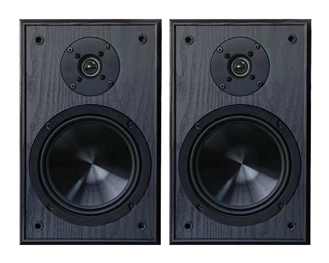 Pair of passive 2-way speakers 60W 6" 6Ohm black MKDP-60 Black