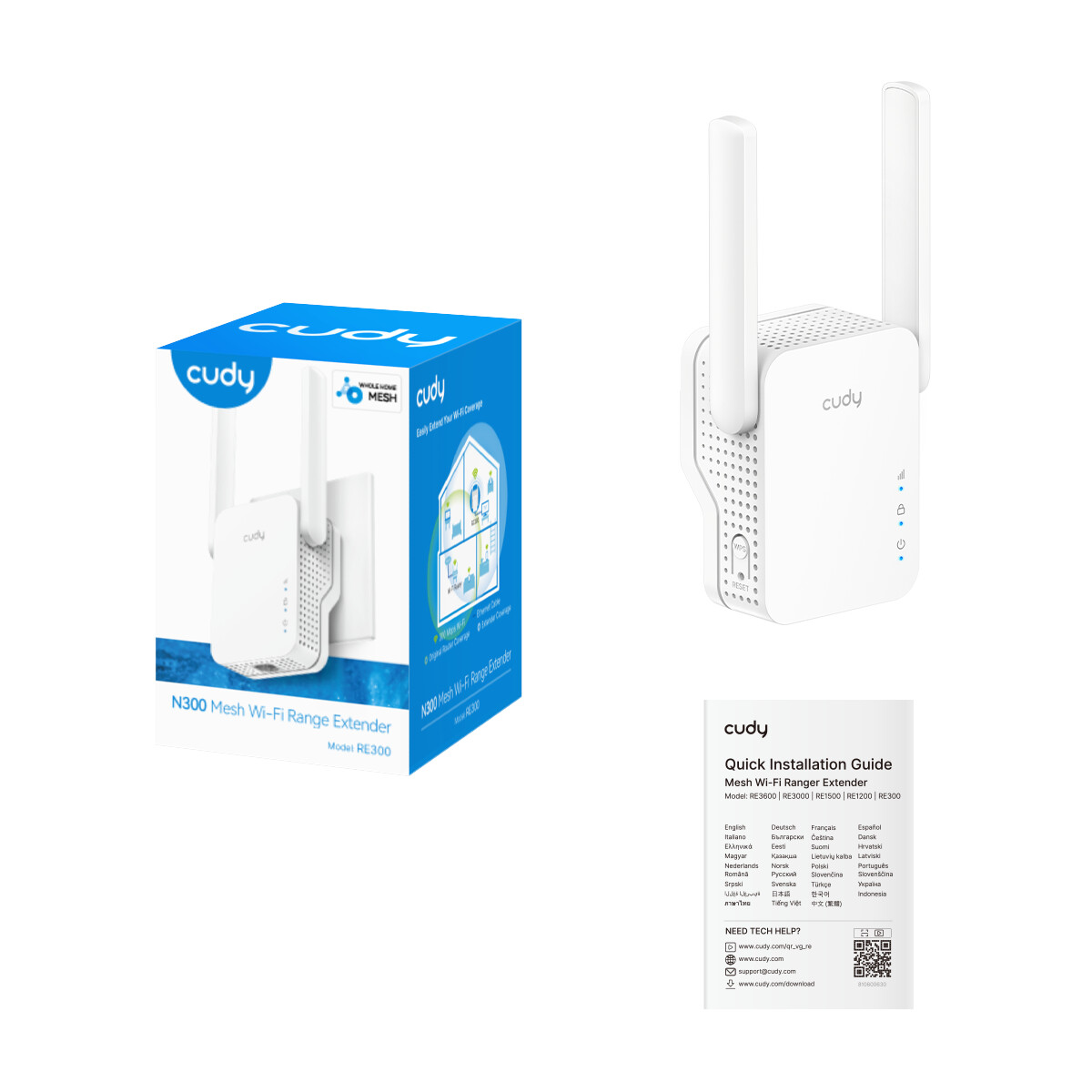 RE300 - N300 Wi-Fi Mesh Repeater