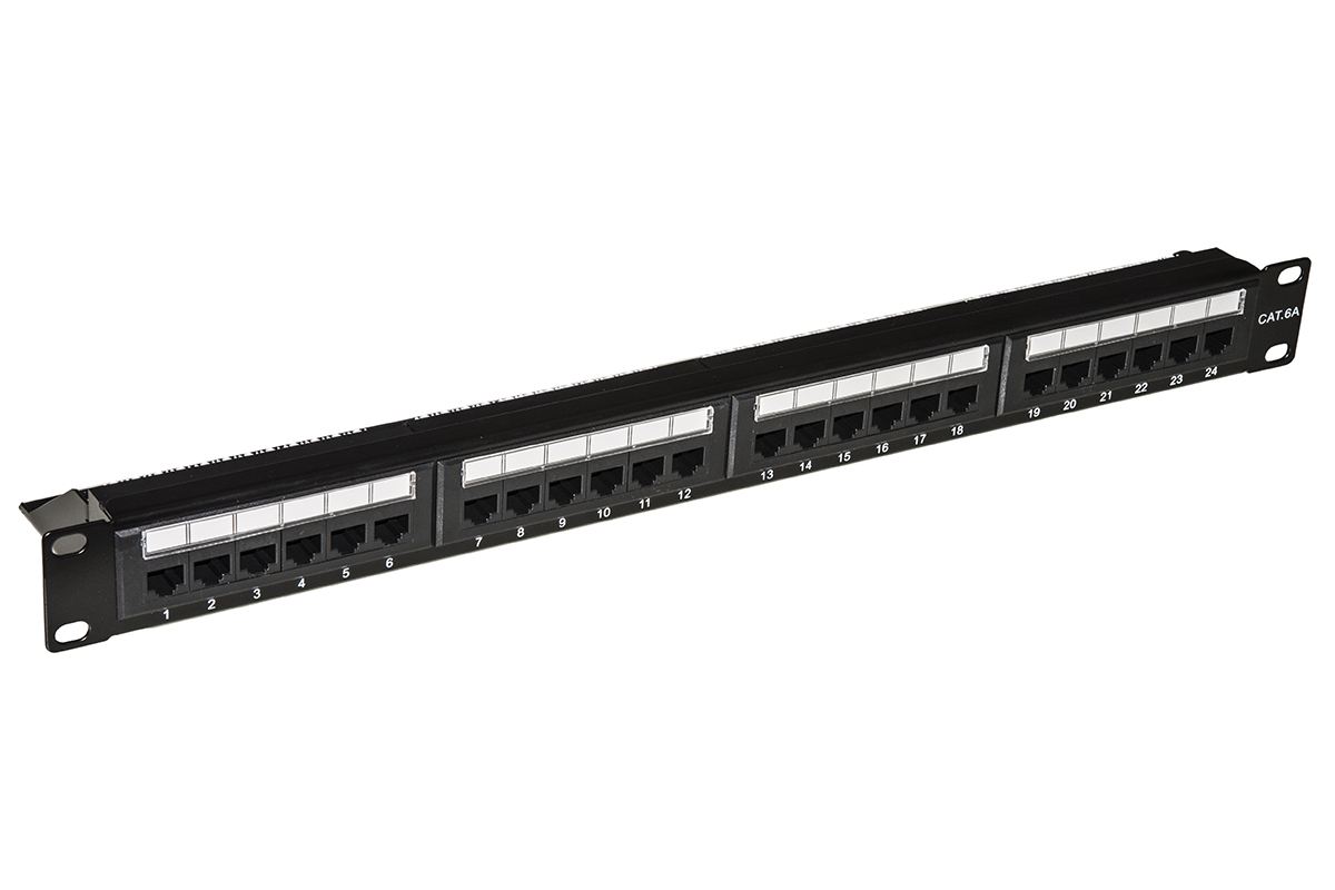 MKP6A24U - PANNELLO PATCH 24 PORTE NON SCHERMATE CATEGORIA 6A