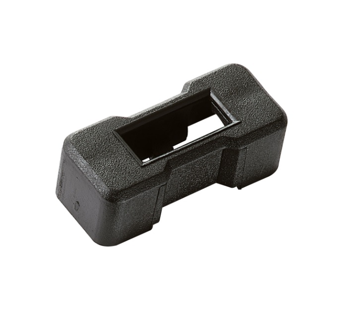 Cappuccio nero in PP da impiegare su tutti i portafusibili 5x20 CP5521