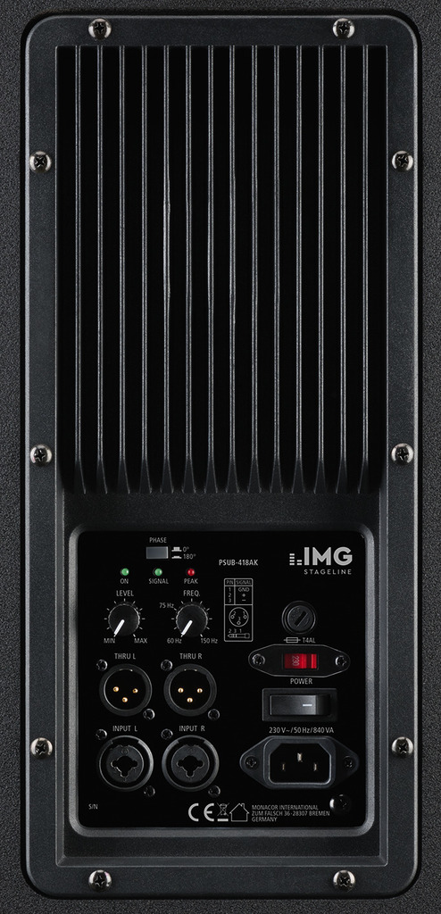 PSUB-418AK - Active Subwoofer System