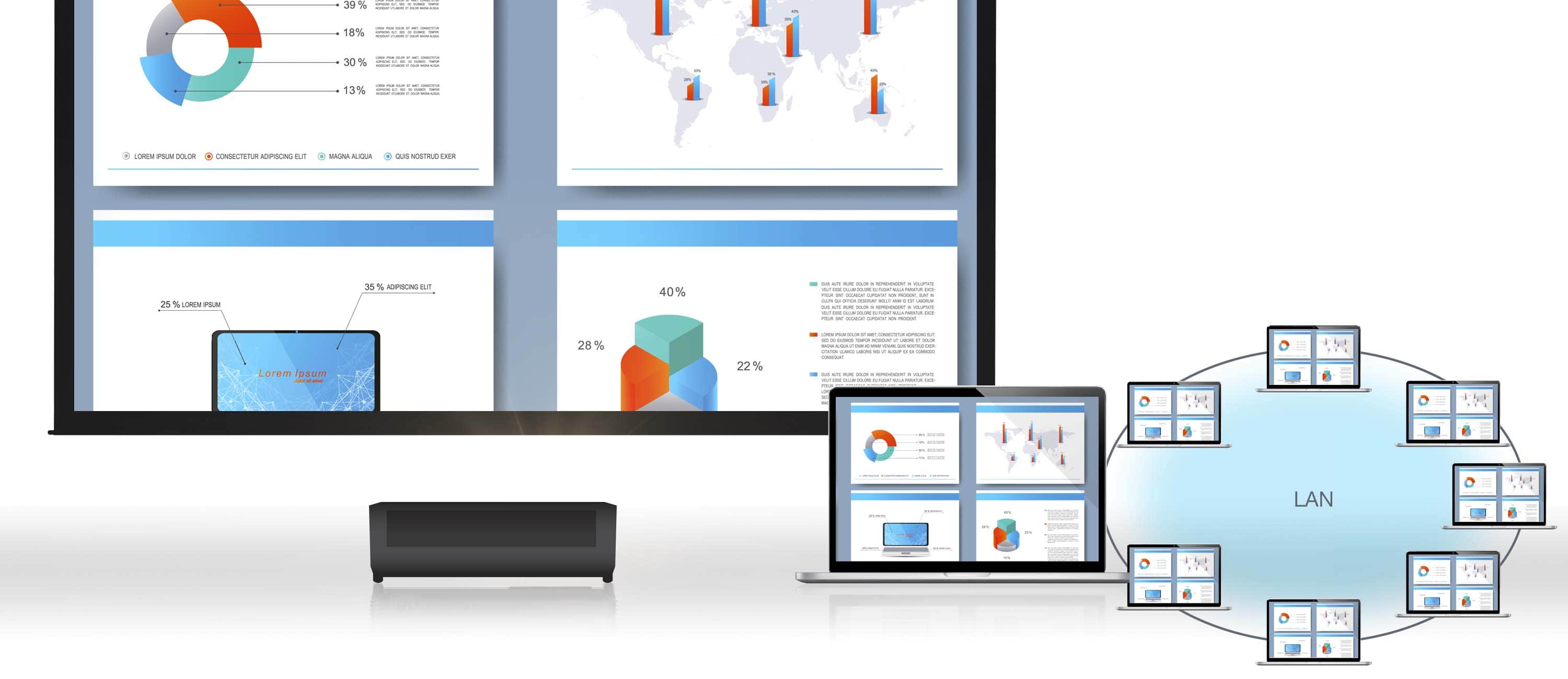 W340UST - WXGA Projector with Ultra Short Throw Lens