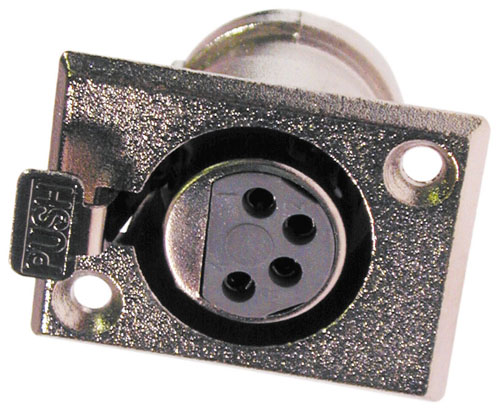 433330762 Socket for panel type cannon 4 poles