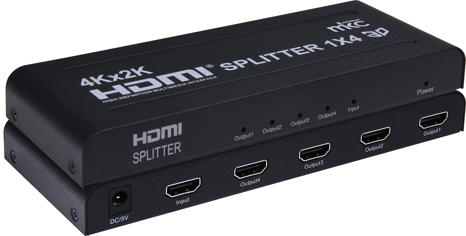 4K 30Hz HDMI Splitter 1 IN x 4 OUT model MK-SP4