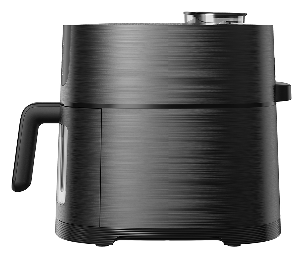 Friggitrice ad aria DORA 8L con intelligenza artificiale e funzione vapore soft nera