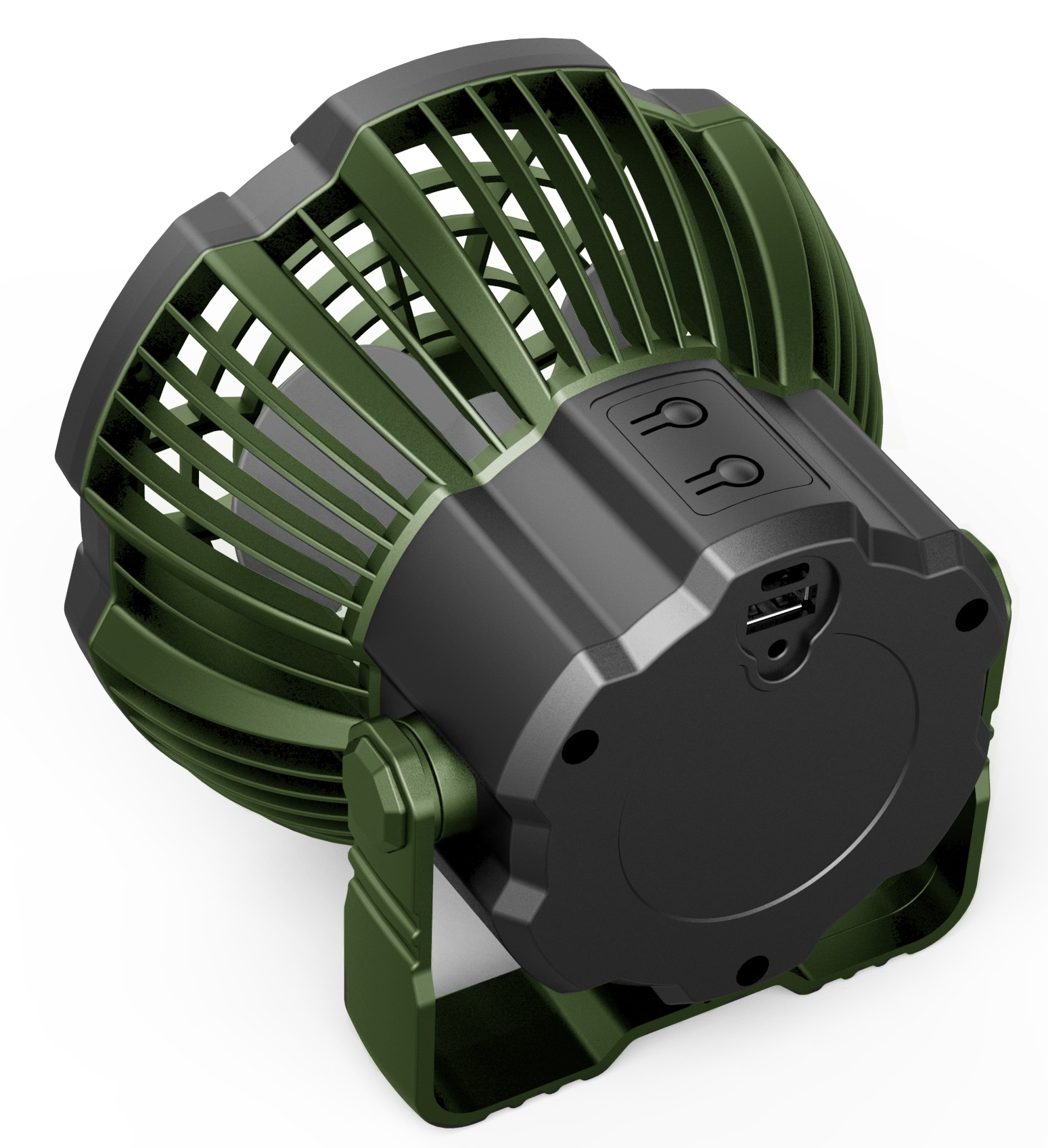 Portable fan MF 0501VL with rechargeable light 2in1