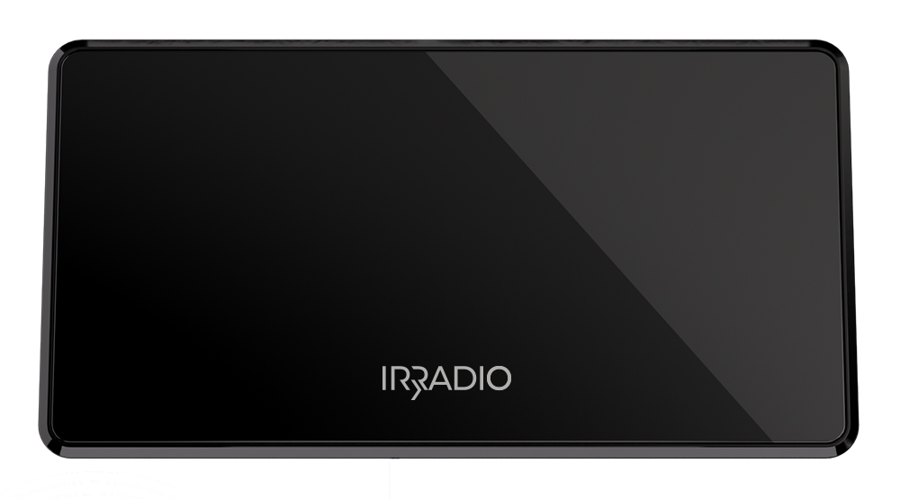 IR-Digital 2 USB Amplified Indoor DVB-T2 Antenna, glossy black color