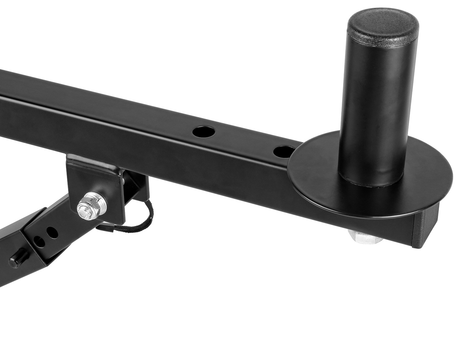 Staffa di fissaggio a muro per diffusori, colore nero , Mod. WMS04