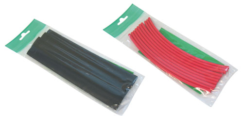 Guaina nero 2,4mm 2mt (10pz da 20cm) MKC 9968322 Nero