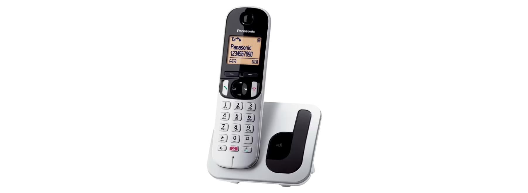 Telefono cordless digitale KX-TGC250JTS Colore Silver