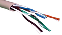 MKC 486605478 Cable lan mkc5euscu100 category 5e utp solid with aluminum / copper conductors