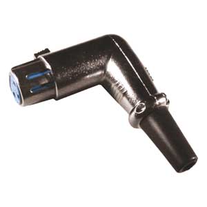 3-Pin 90° Flying Microphone Socket PR/381-I