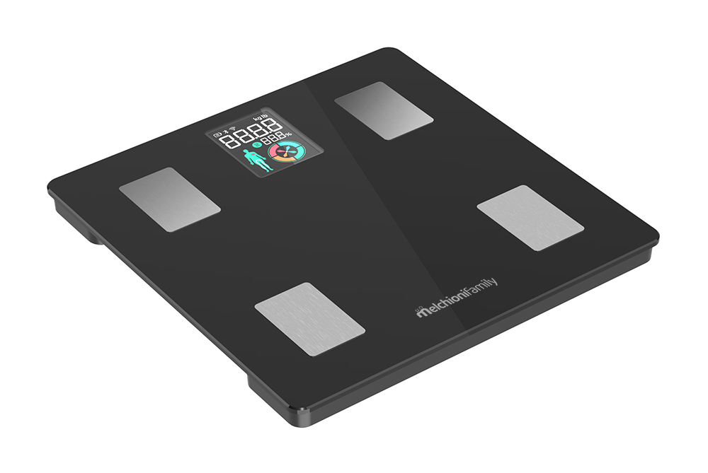 Bilancia pesapersona AIR smart in vetro temperato, connessione senza fili, capacità 180kg