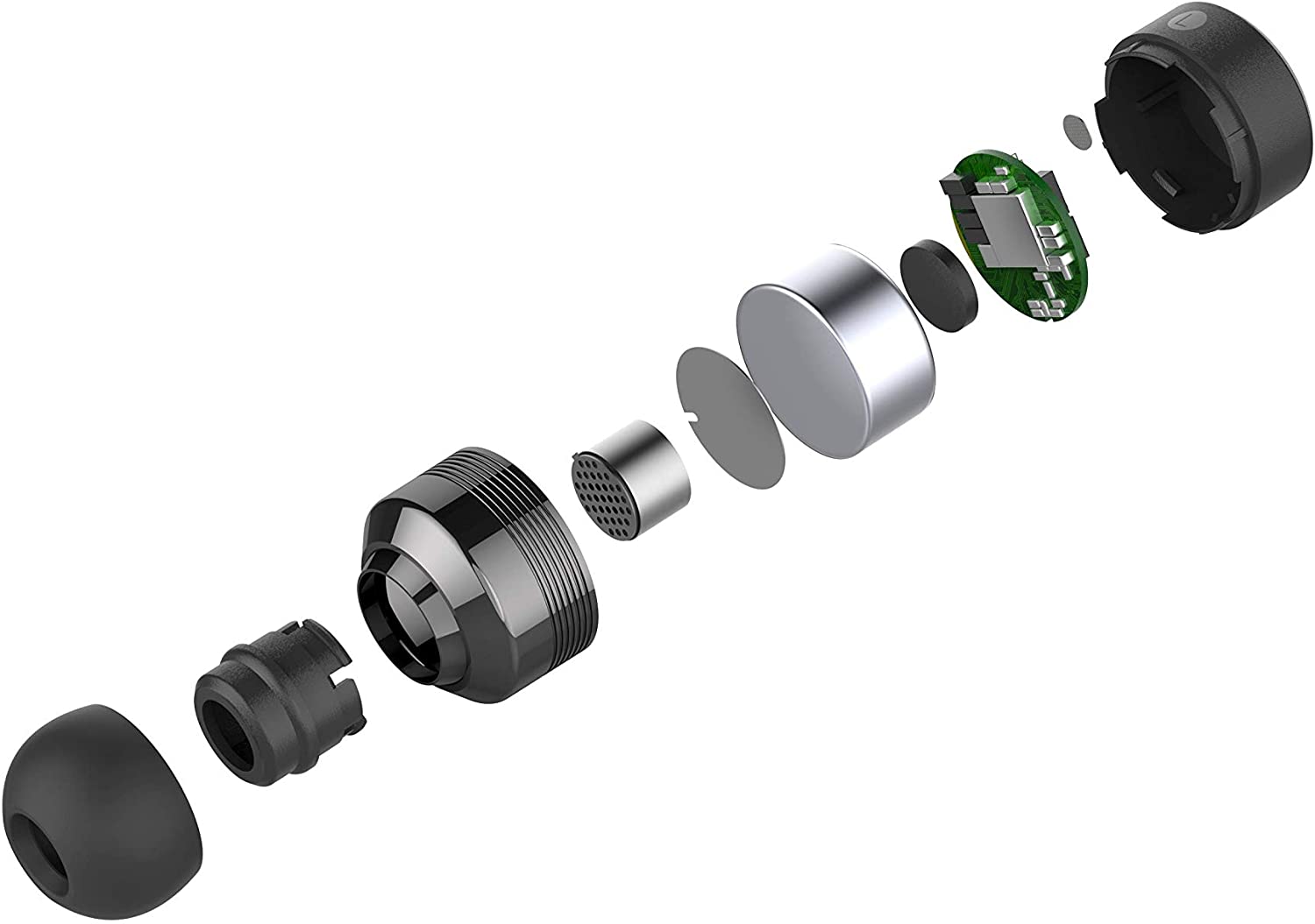 Vervebuds 120 Black Stereo Earbud with Bluetooth