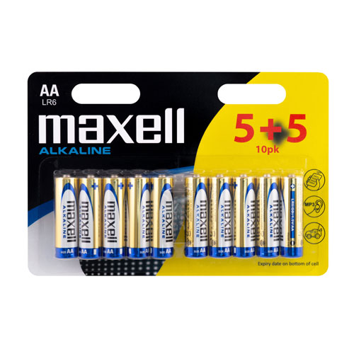 Batteria AA MAXELL alkalina 10 pc.blister LR06