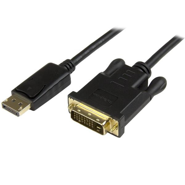Startech.com DP2DVI2MM3 Cavo convertitore DisplayPort a DVI da 91 cm - Adattatore DP a DVI-D - Nero  1920x1200 M/M