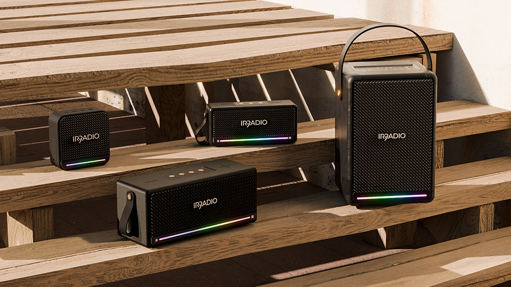 Diffusore wireless IR-M3 Classic da 10W, TWS, con LED RGB