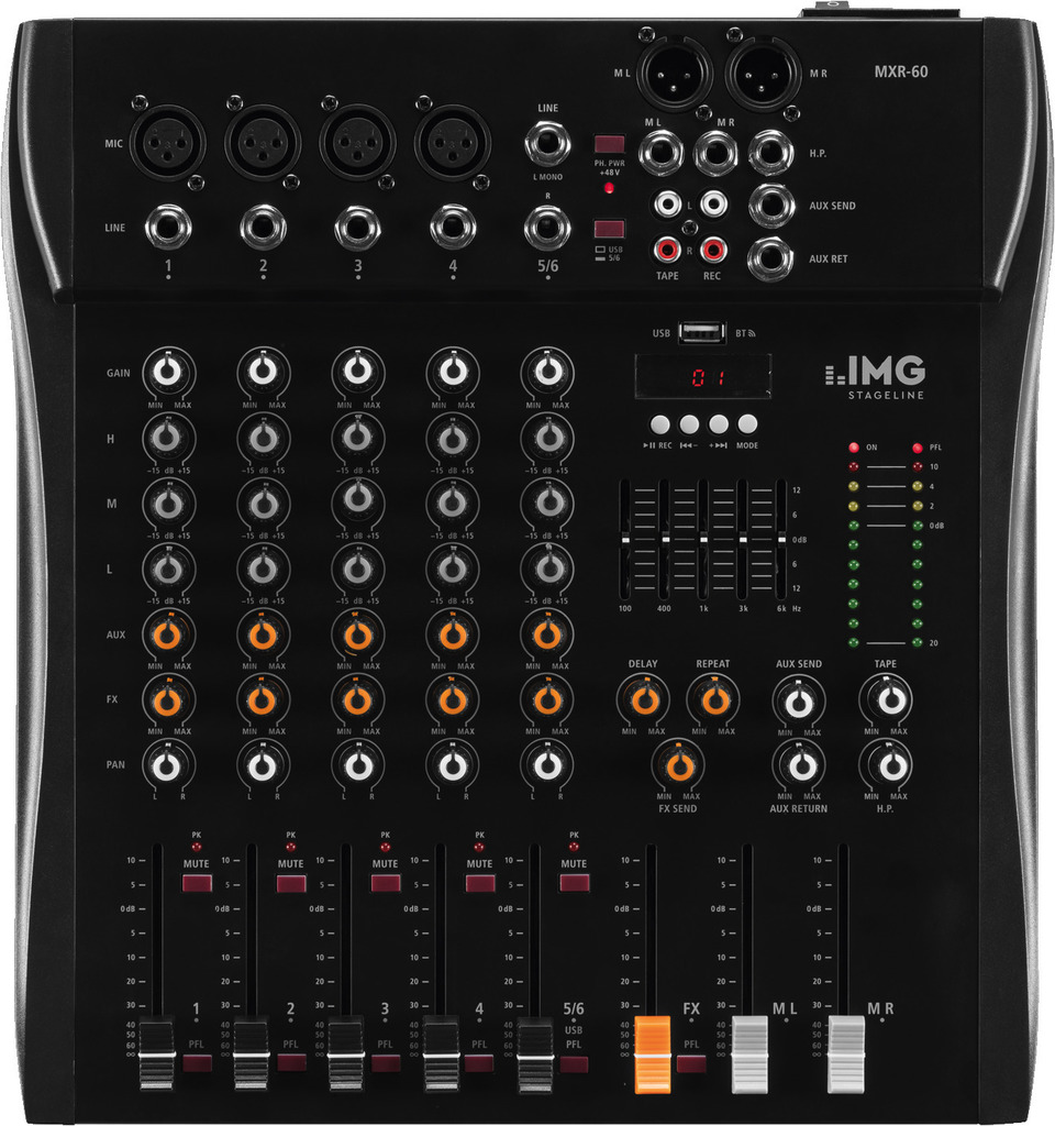 MXR-60 -  6-Channel Audio Mixer