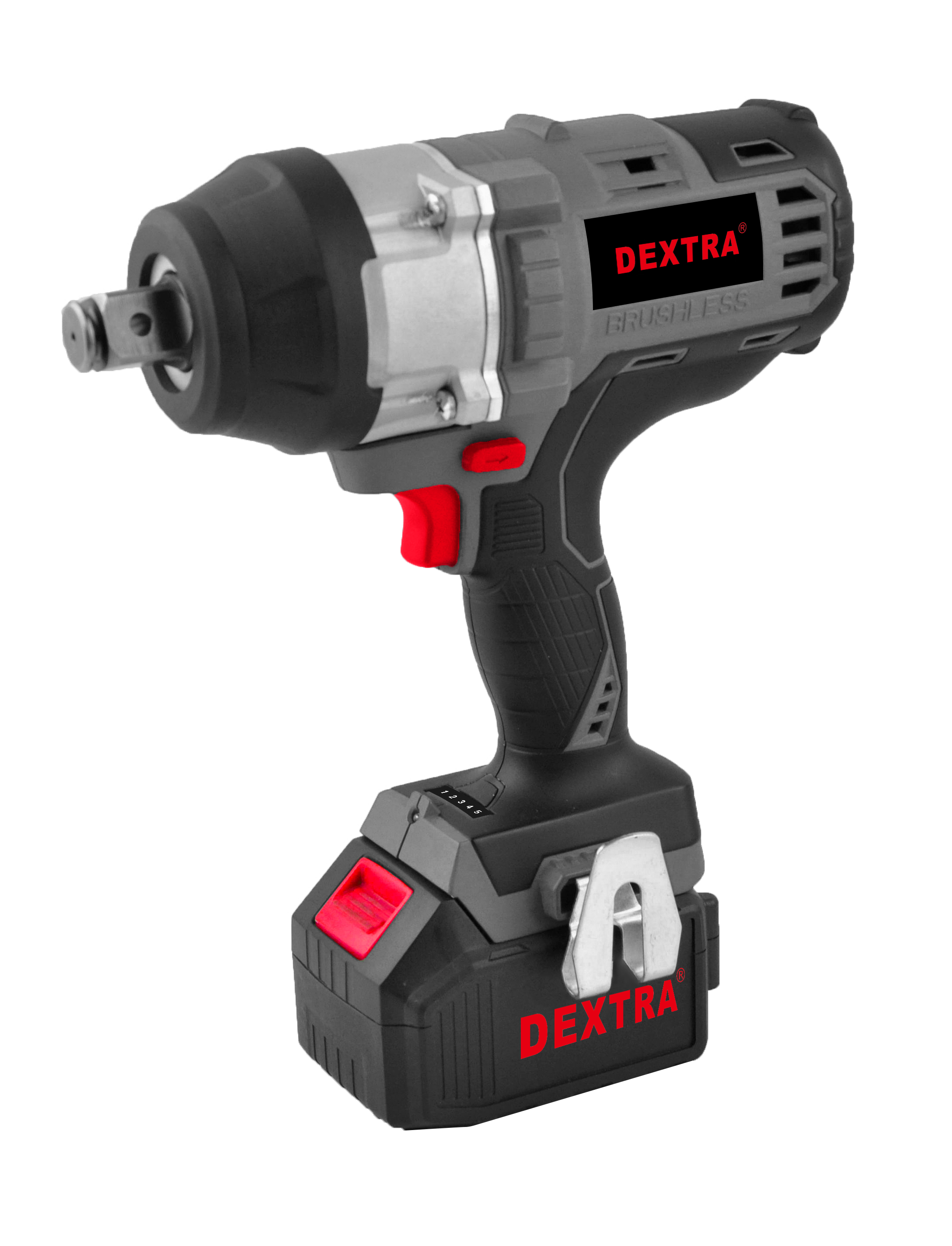Avvitatore a impulsi brushless 20V 1.000 N·m con regolazione digitale a 5 livelli DEXTRA