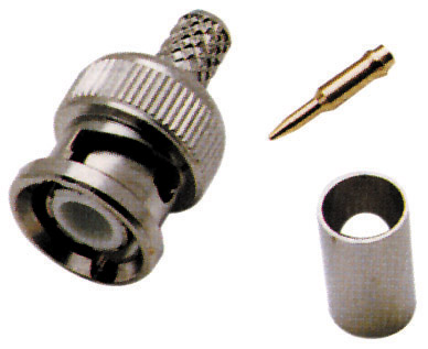 10HC174 BNC CRIMP Q.1/10 Plug bnc crimp x microcoax tvcc