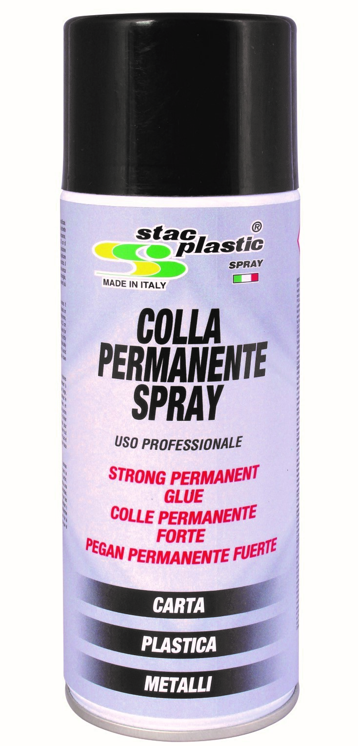 Permanent Spray Glue 400ml, Straw Yellow, A02013 Stac Plastic