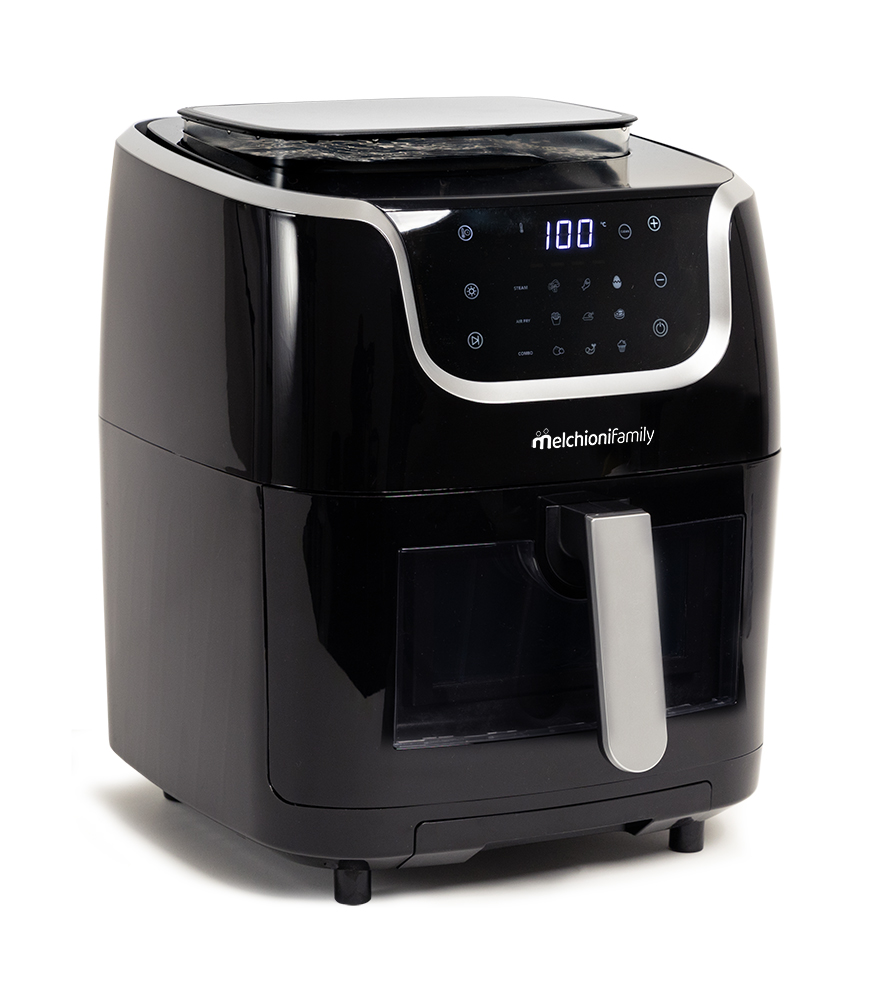 Friggitrice ad aria GIOIA 6,5L con funzione vapore nera