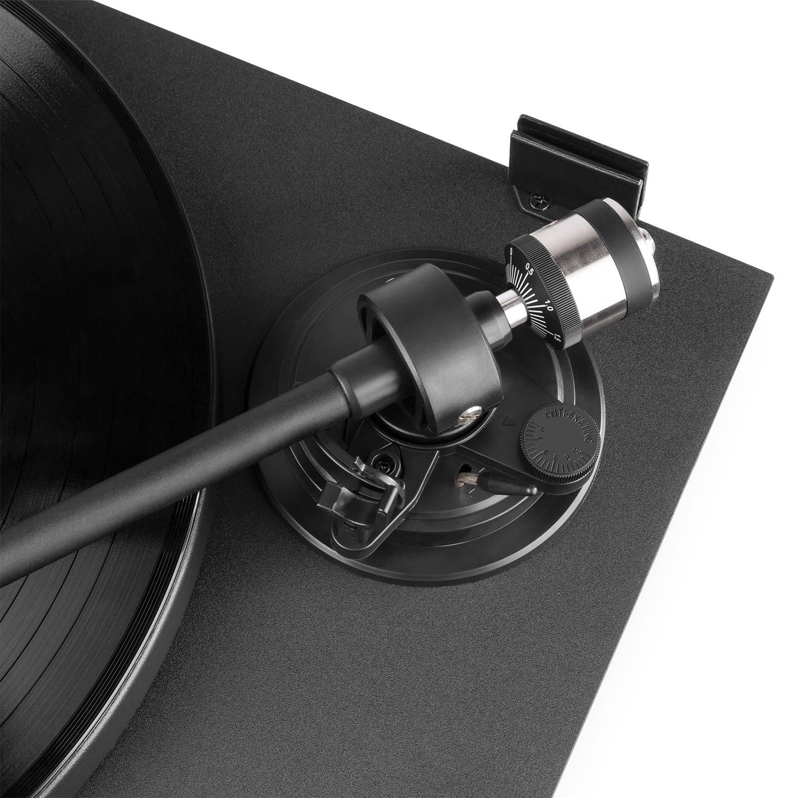 Giradischi HI-FI HQ, con testina Audio Technica e braccio in alluminio, colore nero RP340