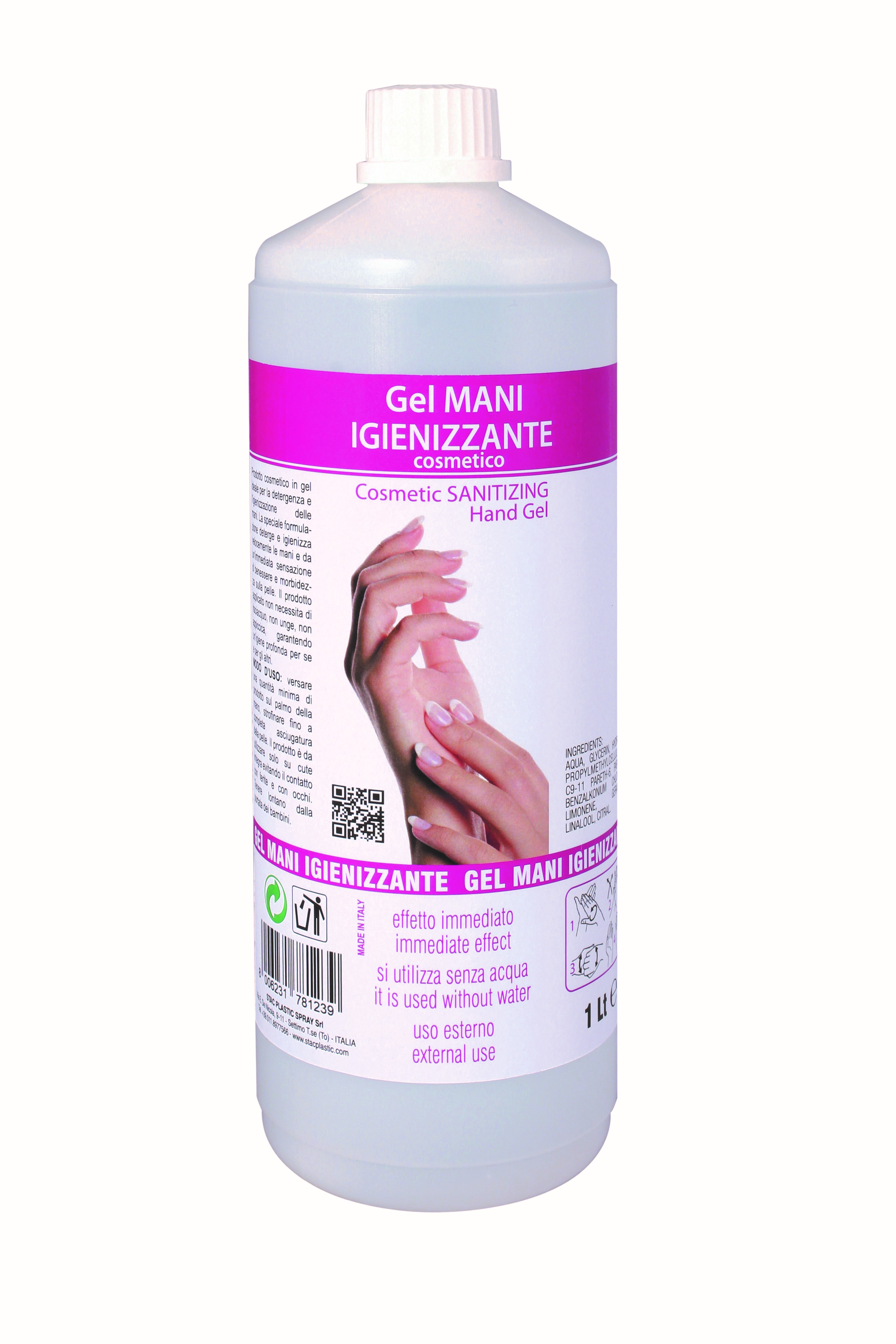 Flacone ricarica Gel igienizzante 1000 ML
