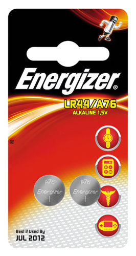Batteria A76 - 623055 Energizer LR44 blister da 2 pezzi