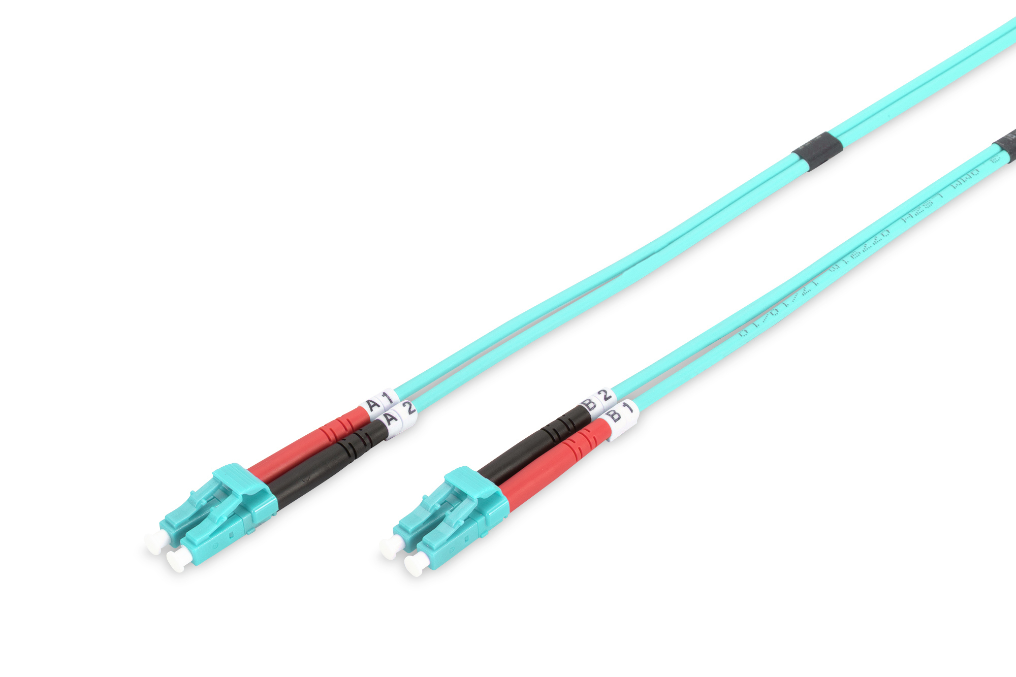 Digitus DK-2533-05/3 FO patch cord, duplex, LC to LC MM OM3 50/125 µm, 5 m