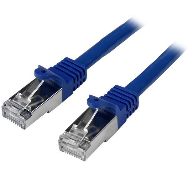 Startech.com N6SPAT2MBL Cavo di rete Cat6 Ethernet Gigabit - Cavo Patch RJ45 SFTP da 2m - Blu