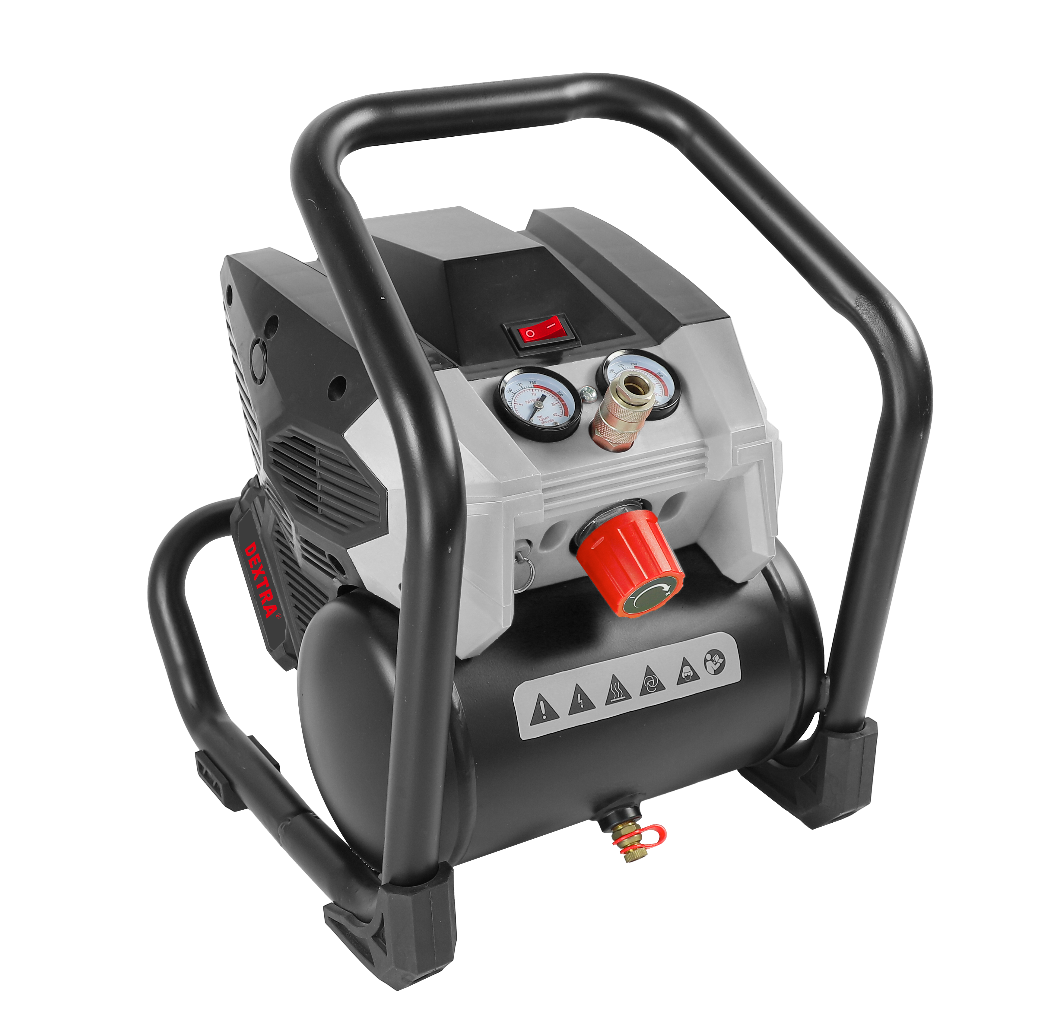 Compressore d’aria 20V 8 Bar con serbatoio 3,8 L (1 gallone) DEXTRA
