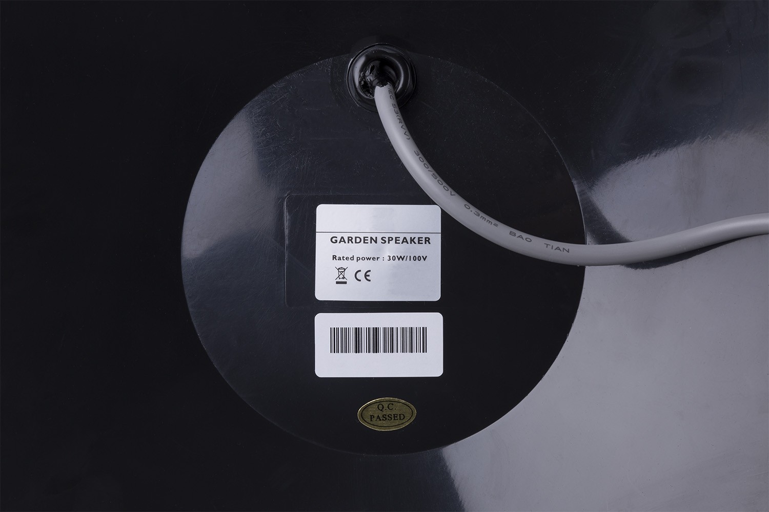 IPX5 Garden Sound Diffuser 30W 100V, green colour, model GS530