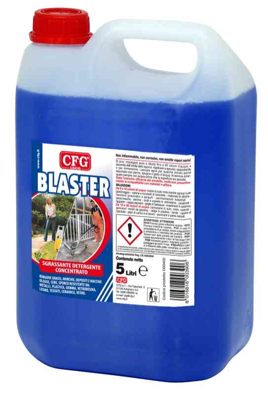 Blaster Energico Sgrassante, Concentrato, Base Acqua Tanica Da 5 Lt D00402 CFG