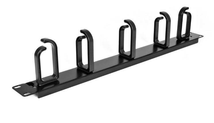 Startech.com CABLMANAGER2 Pannello gestione cavi 1U 19" per rack con anelli guida in metallo