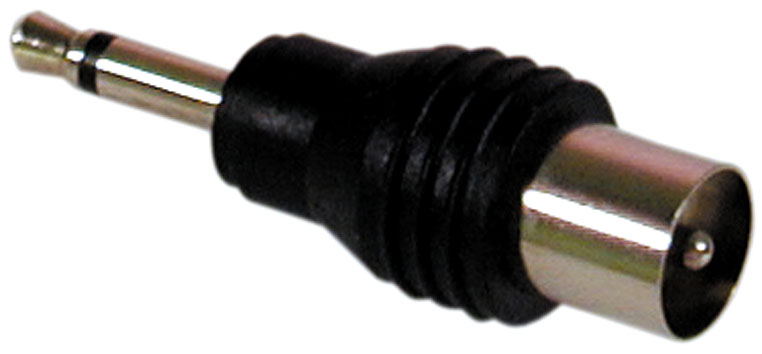 433329516 Adapter plug   3,5 mm mono - plug  coaxial 9,5mm
