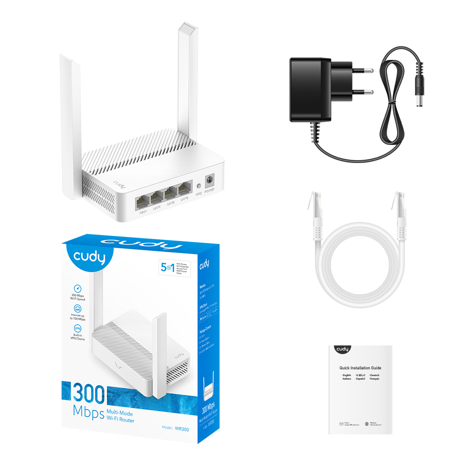 WR300 - N300 Wi-Fi Router