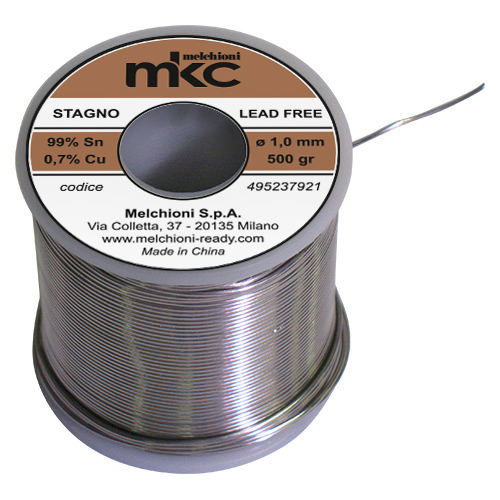 Lead-free solder spool LEAD FREE 99/1 1.0mm 500g
