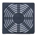 Filtro griglia metallico 3 in 1 nero 120x120mm