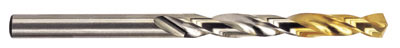 1.5mm Jobber Drill Bit, gold TiN coated