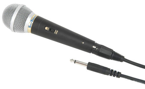 Microfono dinamico ad impugnatura in metallo con cavo da 5mt. 173457