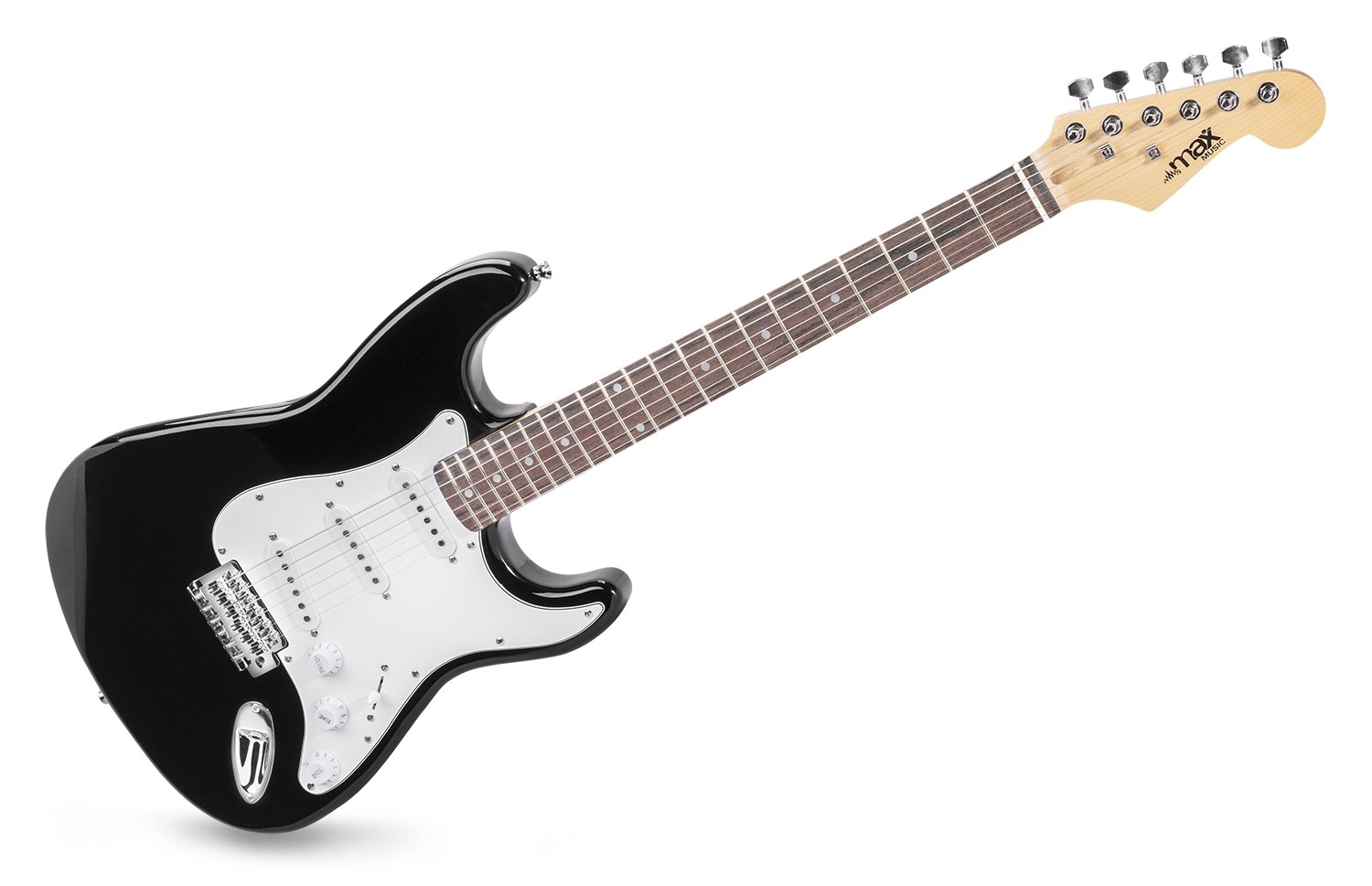 Set Chitarra elettrica + Amplificatore + Accessori Mod.Gig Kit nera