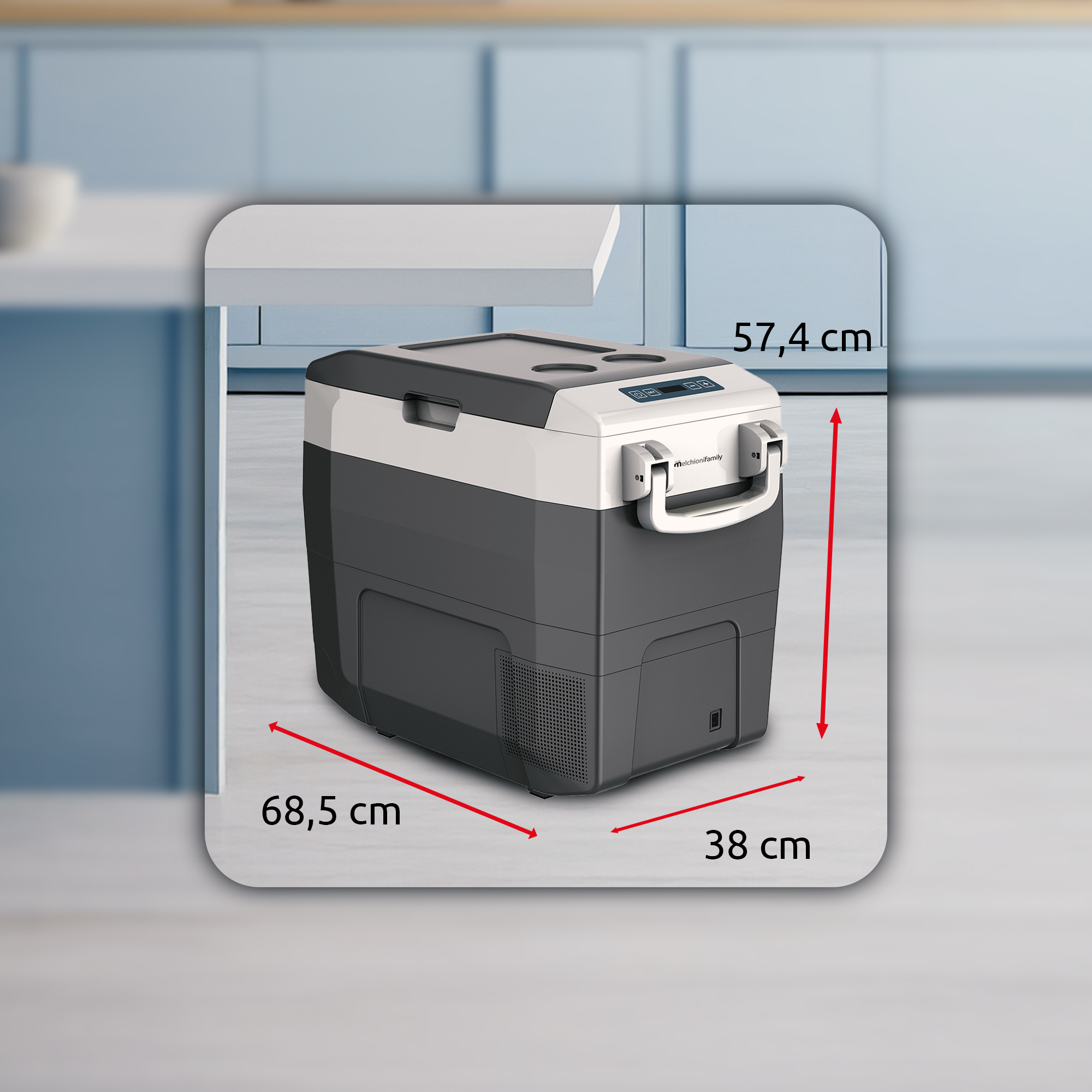 Frigo portatile GLACIALE 50 -  46L rigido