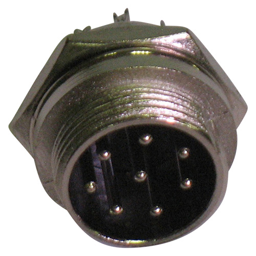 492515948 Plug microphonic for panel shielded 8 poles