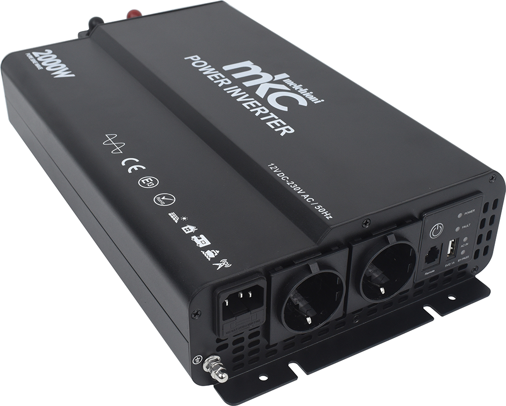 INVERTER MKC-RSP20-12 12VDC 230VCA 2000W SOFTSTART ONDA PURA