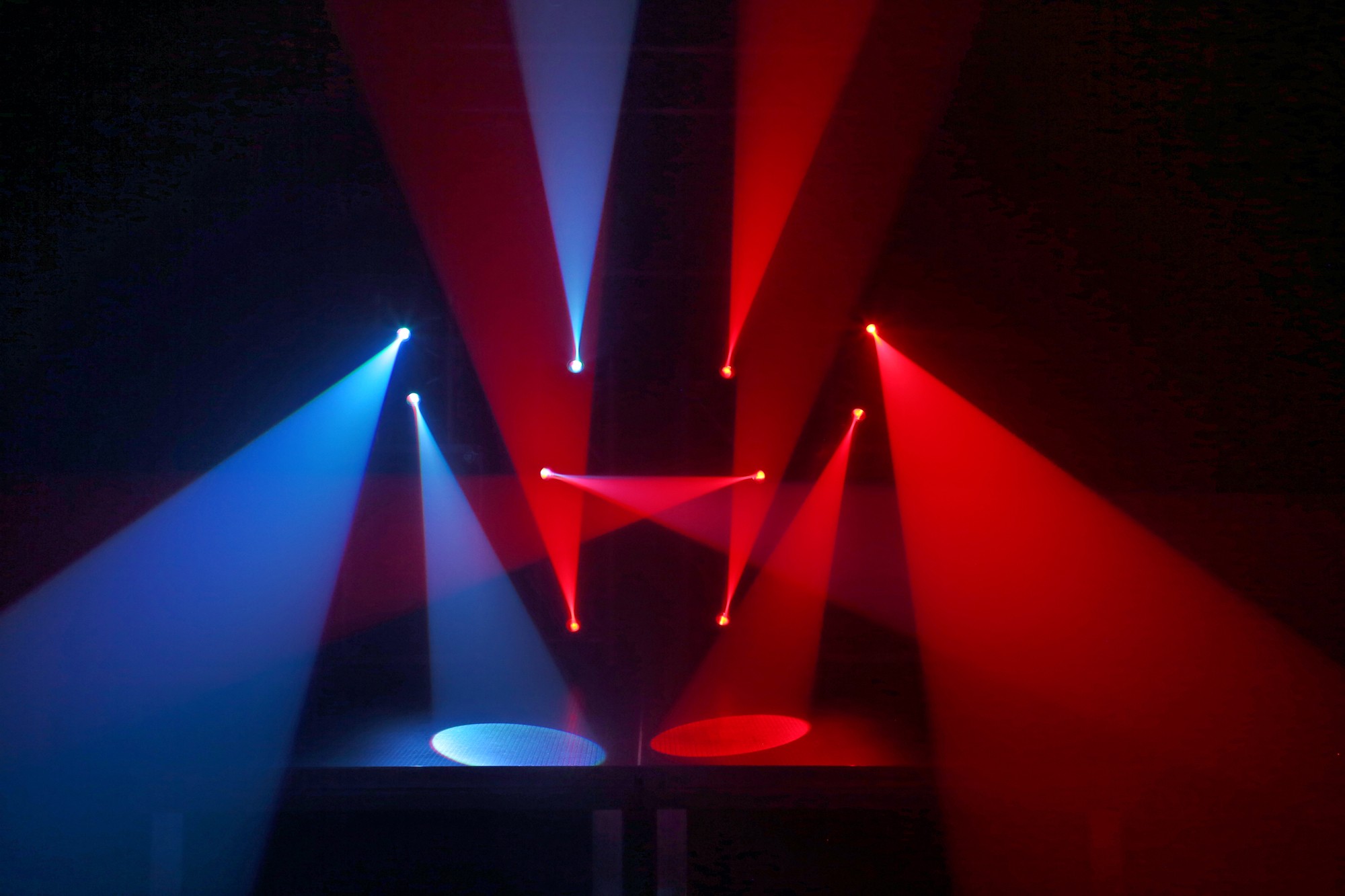 Faro LED pin spot RGBW, 10W, con angolo 10° PS10W