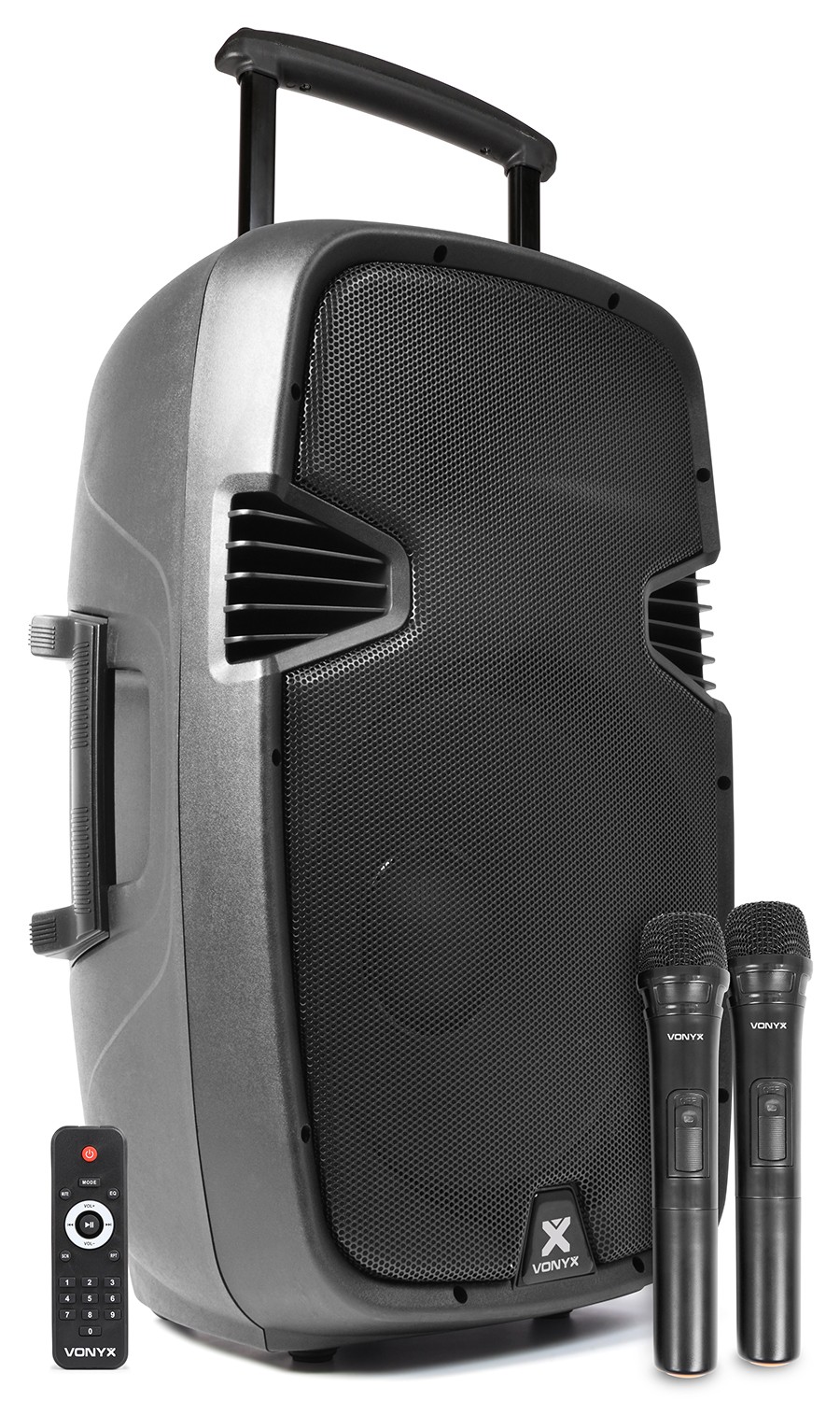 Sistema portatile 700W, 2 radiomicrofoni UHF mod.  SPJ-PA915