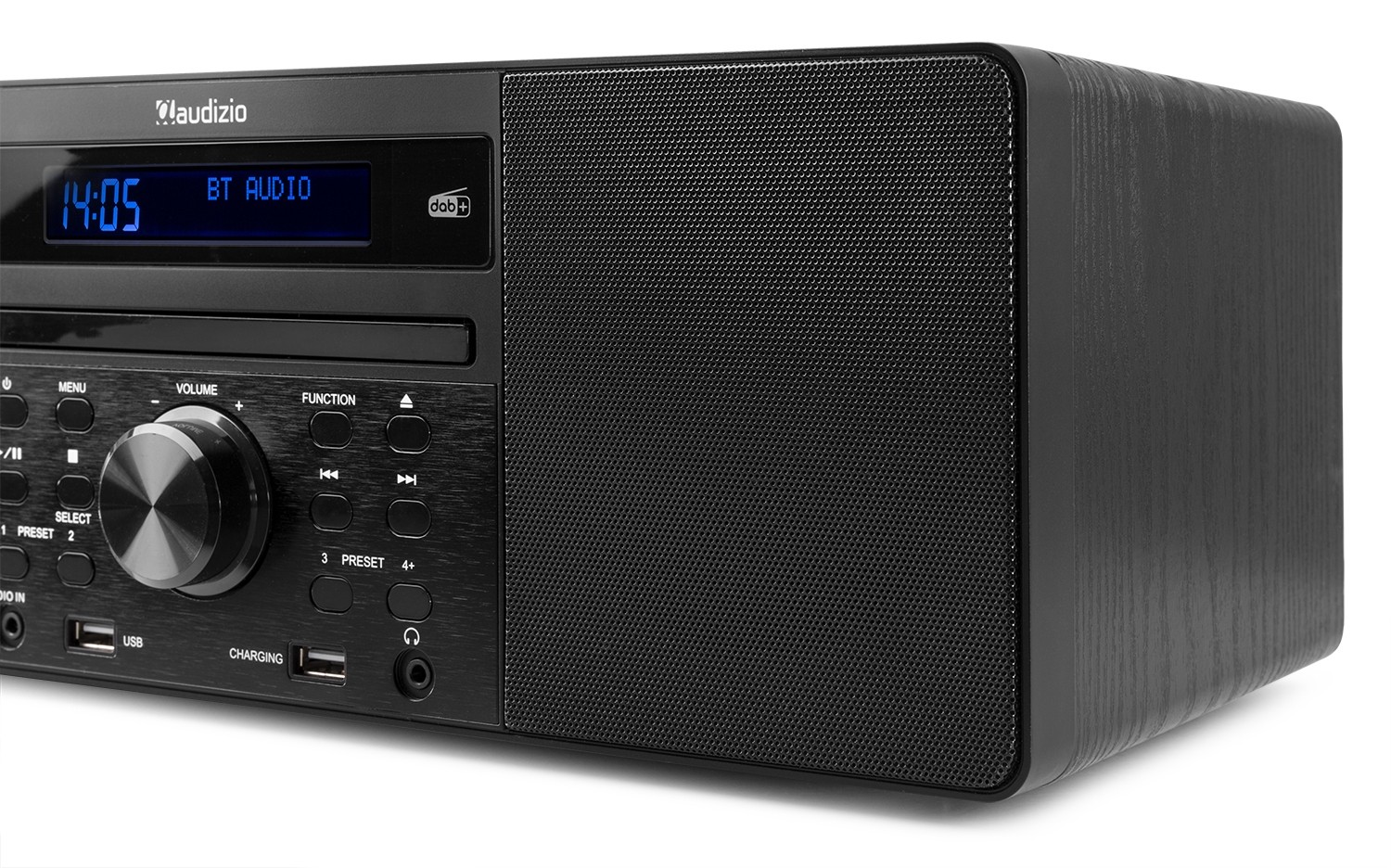 Prato, Radio da 60W  con DAB+/FM, display, lettore CD, Bluetooth, colore nero